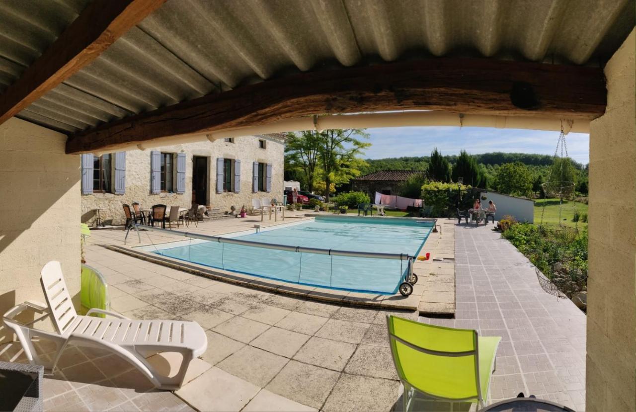 Biou Bed and Breakfast La Sauvetat-sur-Lède Exterior foto
